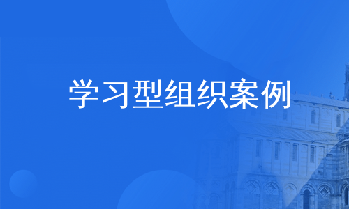 学习型组织案例