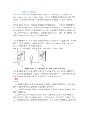 图像分辨率概念简介