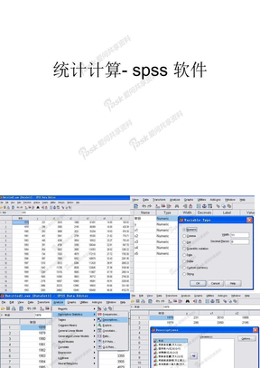SPSS软件应用