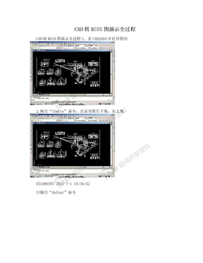 CAD转RGIS图演示全过程