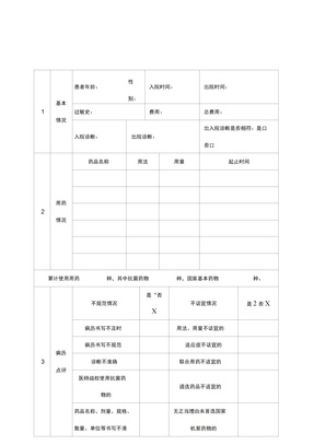 住院病历点评