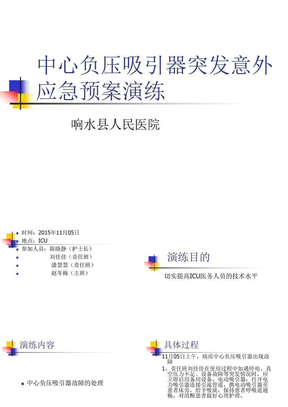 火灾应急预案演练