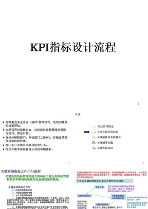 KPI指标设计流程