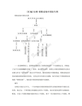 [汇编]安利-耶格系统中国衍生图
