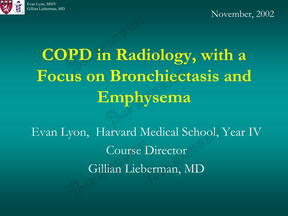 COPD in radiology
