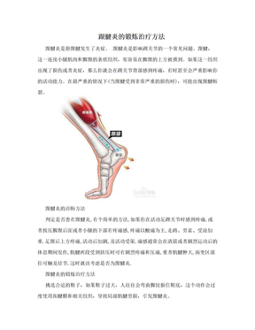 跟腱炎的锻炼治疗方法