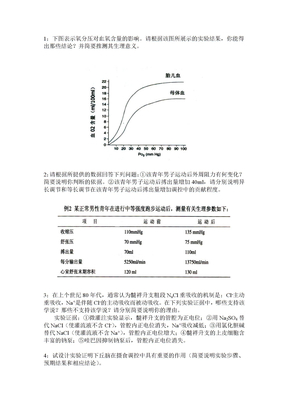 2011年生理学考试试题(2)