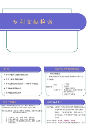 专利和知识产权