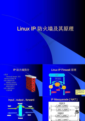 Linux IP 防火墙及其原理