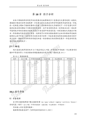 SPSS因子分析