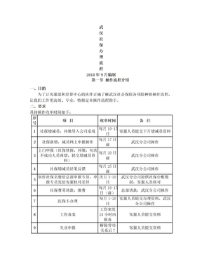 武汉社保操作流程