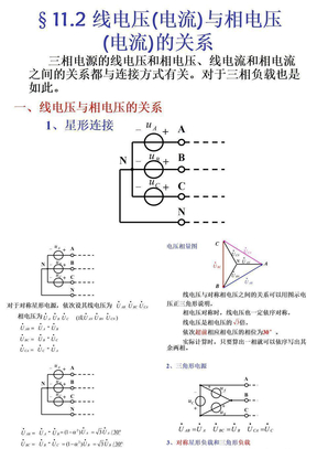 线电压与相电压的关系