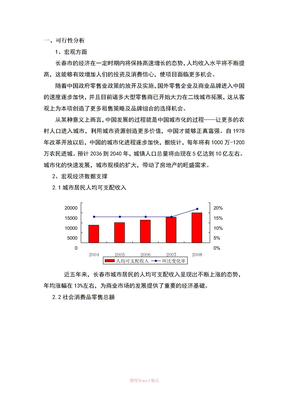 项目分析报告