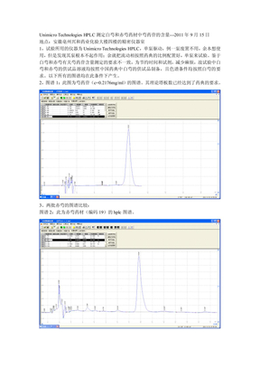 Unimicro Technologies HPLC测定白芍和赤芍药材中芍药苷的含量