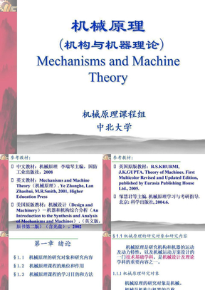 机械原理 ppt课件 (2)