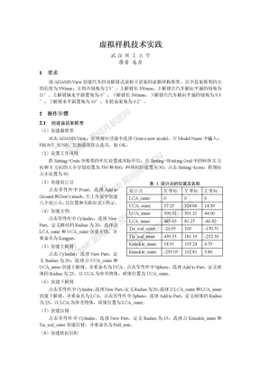 虚拟样机技术实践