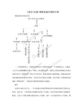 [设计]安利-耶格系统中国衍生图