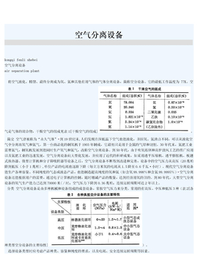 空气分离