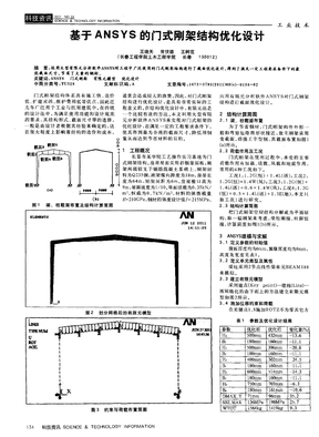 基于ANSYS的门式刚架结构优化设计