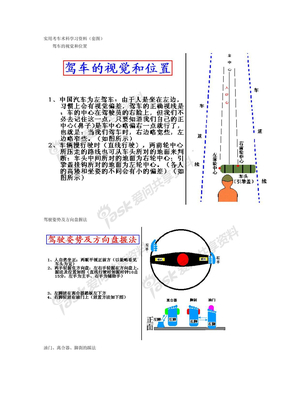 实用考车术科学习资料_套图