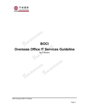 IT Overseas Office IT Guideline v3