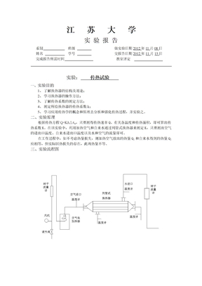 传热试验