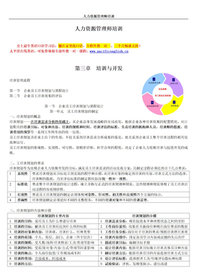 人力资源管理师培训