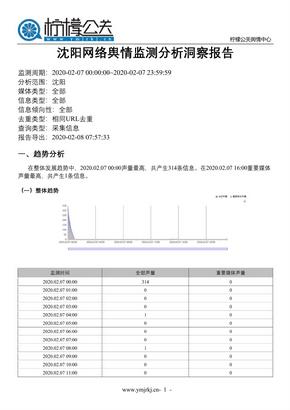 沈阳网络舆情监测分析洞察报告