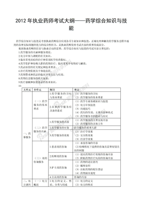 药学综合知识与技能2