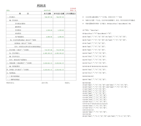 用友T+-利润表