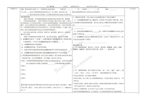 物质检验与鉴别 学案（2）