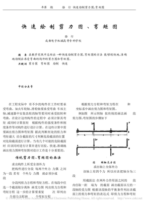 快速绘制剪力图_弯矩图