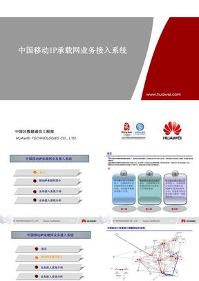 中国移动IP承载网业务接入系统