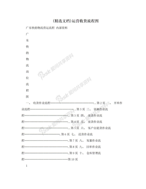 (精选文档)运营收货流程图