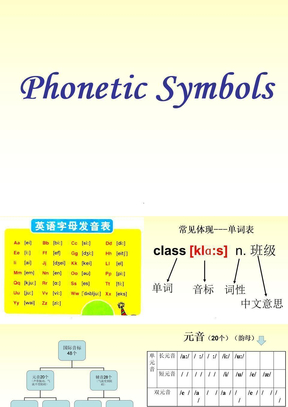 音标学习ppt课件