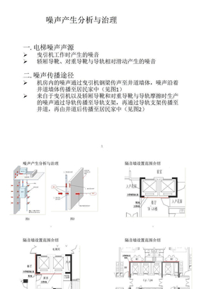 电梯噪声隔音治理方案