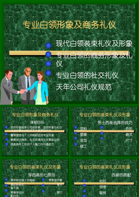 专业白领形象及商务礼仪