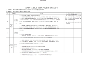 自查自纠表格