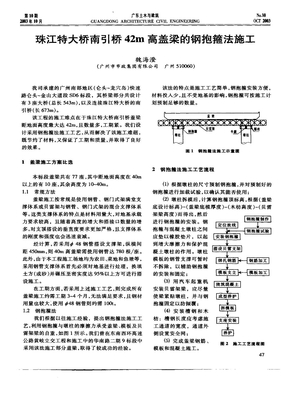 抱箍法施工盖梁