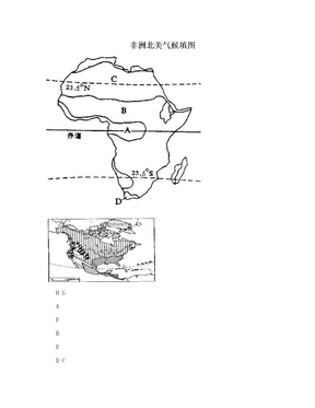 非洲北美气候填图