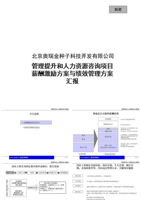 某科技公司薪酬激励方案与绩效管理方案