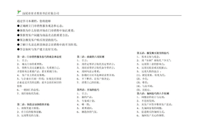 门市销售服务技巧大纲