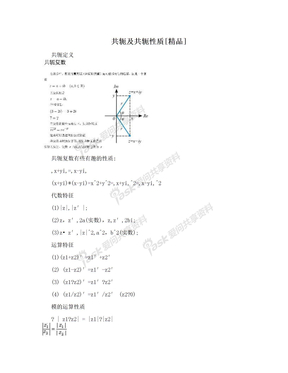 共轭及共轭性质[精品]