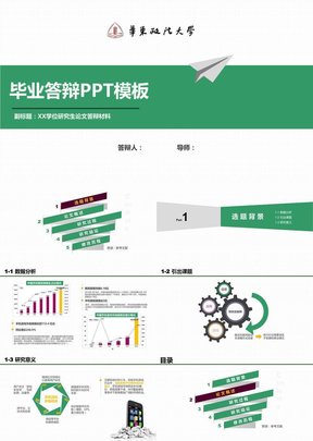 华东政法大学毕业答辩PPT模版（通用）