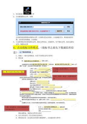 电子投标标书制作