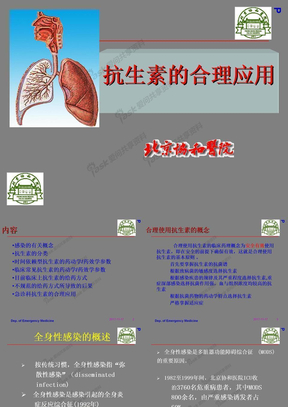 抗生素合理应用