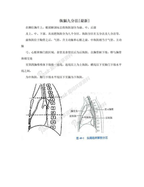 纵膈九分法[最新]