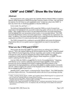 CMMI-Value