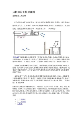 风机盘管工作原理图