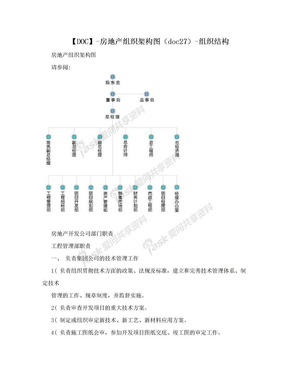 【DOC】-房地产组织架构图（doc27）-组织结构